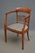 Antiker edwardianischer Stuhl aus Mahagoni mit Intarsien 1