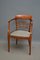 Antiker edwardianischer Stuhl aus Mahagoni mit Intarsien 8