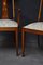 Antique Art Nouveau Chairs, Set of 2, Image 5