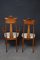 Antique Art Nouveau Chairs, Set of 2, Image 2
