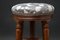 Tabouret de Piano Regency Antique en Acajou 3