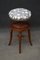 Tabouret de Piano Regency Antique en Acajou 5