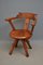 Antique Victorian Mahogany Office Chair 1