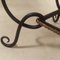 Vintage Wrought Iron & Marble Coffee Table from René Prou, Image 4