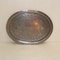 Large Vintage Brass & Silver Tray, Image 1