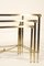 Golden Brass Nesting Tables from Maison Jansen, 1950s, Set of 3, Image 4