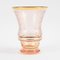 Vintage Model Ingrid Pink Glass Vase by Paul Heller for De Rupel Boom, 1930s 1