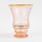 Vintage Model Ingrid Pink Glass Vase by Paul Heller for De Rupel Boom, 1930s, Image 1
