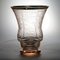 Vintage Model Ingrid Pink Glass Vase by Paul Heller for De Rupel Boom, 1930s 4