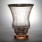 Vintage Model Ingrid Pink Glass Vase by Paul Heller for De Rupel Boom, 1930s, Image 4
