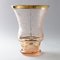 Vintage Model Ingrid Pink Glass Vase by Paul Heller for De Rupel Boom, 1930s 3