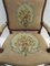 Antique Louis XV Carved Wooden Needlepoint Armchair 2