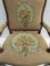 Antique Louis XV Carved Wooden Needlepoint Armchair, Image 2