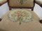 Antique Louis XV Carved Wooden Needlepoint Armchair, Image 5