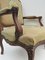 Antique Louis XV Carved Wooden Needlepoint Armchair 4