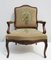 Antique Louis XV Carved Wooden Needlepoint Armchair, Image 13