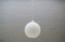 Globe Opaline Glass Lamp by Aloys Gangkofner for Peill & Putzler, 1960s 6