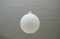Lampada sferica in vetro opalino di Aloys Gangkofner per Peill & Putzler, anni '60, Immagine 3