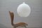 Lámpara globo de vidrio opalino de Aloys Gangkofner para Peill & Putzler, años 60, Imagen 4