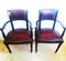 19th Century English Leather Club Armchairs, Set of 2 4