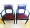 19th Century English Leather Club Armchairs, Set of 2, Image 4