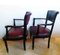 19th Century English Leather Club Armchairs, Set of 2 3