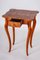 Small Antique Inlaid Cherry Table] 6