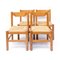 Natural Oak Carimate Dining Chairs by Vico Magistretti for Cassina, 1960s, Set of 4 1