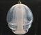 Lampada in vetro opalescente di Carlo Nason per Mazzega, anni '60, Immagine 3