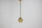 Lámpara colgante Art Déco de latón, años 30, Imagen 10