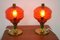 Tischlampen aus Glas, 1960er, 2er Set 4