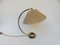 Tischlampe aus Messing & Sisal von Temde, 1950er 4