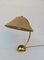 Brass & Sisal Table Lamp from Temde, 1950s 3