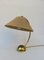 Tischlampe aus Messing & Sisal von Temde, 1950er 3