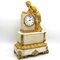 19th-Century Louis Philippe French Gilt Bronze and Marble Pendulum Clock, Image 8