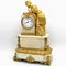 19th-Century Louis Philippe French Gilt Bronze and Marble Pendulum Clock 7