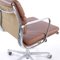 German Chrome Plating and Aniline Leather Soft Pad Model EA217 Desk Chair by Charles & Ray Eames for Herman Miller, 1978 11