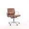 German Chrome Plating and Aniline Leather Soft Pad Model EA217 Desk Chair by Charles & Ray Eames for Herman Miller, 1978 33