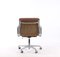 German Chrome Plating and Aniline Leather Soft Pad Model EA217 Desk Chair by Charles & Ray Eames for Herman Miller, 1978, Image 41