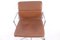German Chrome Plating and Aniline Leather Soft Pad Model EA217 Desk Chair by Charles & Ray Eames for Herman Miller, 1978, Image 8