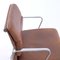 German Chrome Plating and Aniline Leather Soft Pad Model EA217 Desk Chair by Charles & Ray Eames for Herman Miller, 1978 24