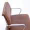 German Chrome Plating and Aniline Leather Soft Pad Model EA217 Desk Chair by Charles & Ray Eames for Herman Miller, 1978, Image 24