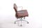 German Chrome Plating and Aniline Leather Soft Pad Model EA217 Desk Chair by Charles & Ray Eames for Herman Miller, 1978 22