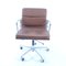 German Chrome Plating and Aniline Leather Soft Pad Model EA217 Desk Chair by Charles & Ray Eames for Herman Miller, 1978 35