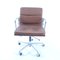 German Chrome Plating and Aniline Leather Soft Pad Model EA217 Desk Chair by Charles & Ray Eames for Herman Miller, 1978, Image 35