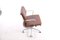 German Chrome Plating and Aniline Leather Soft Pad Model EA217 Desk Chair by Charles & Ray Eames for Herman Miller, 1978 28