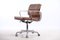 German Chrome Plating and Aniline Leather Soft Pad Model EA217 Desk Chair by Charles & Ray Eames for Herman Miller, 1978 1