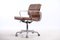 German Chrome Plating and Aniline Leather Soft Pad Model EA217 Desk Chair by Charles & Ray Eames for Herman Miller, 1978, Image 1