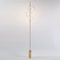 Grandine Polished Brass Sculptural 3-Light Floor Lamp from Silvio Mondino Studio 1