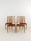 Swedish Oak and Wood Dining Chairs by Bertil Fridhagen for Bodafors, 1950s, Set of 4 2